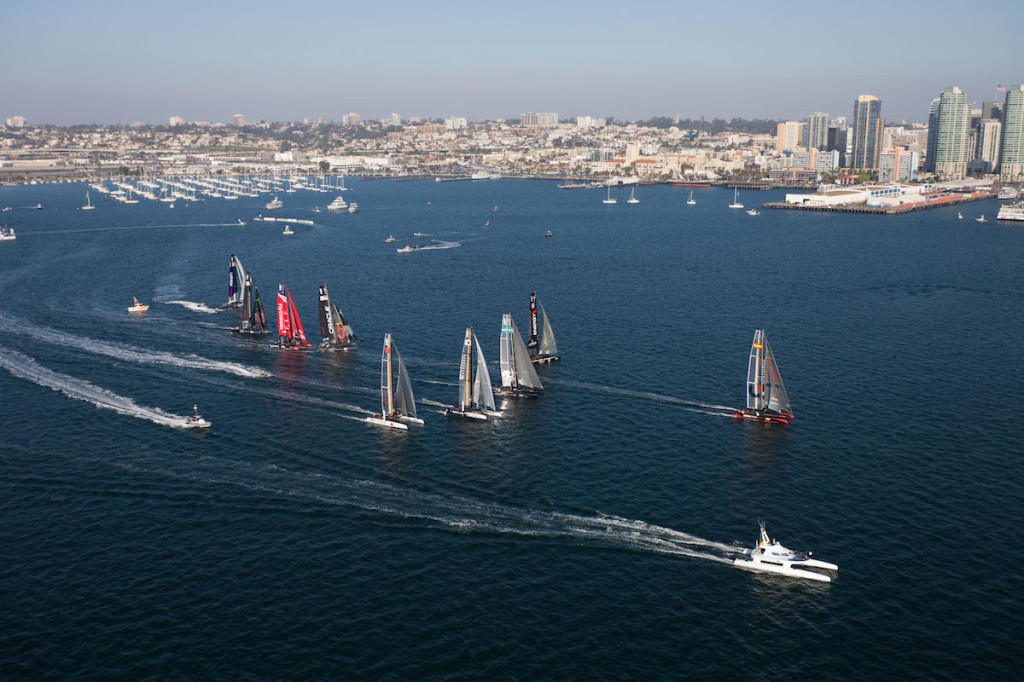 16/11/2011- San Diego (USA,CA) - 34th America's Cup - San Diego America's Cup World Series - Fleet Race