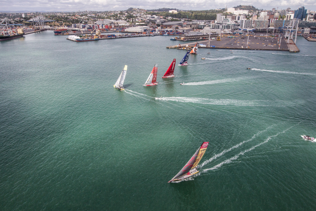 March 12, 2015. Practice Race in Auckland. (Photo  © Ainhoa Sanchez/Volvo Ocean Race)