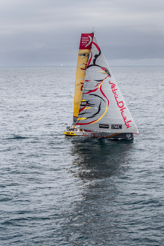 April 05, 2015. Abu Dhabi Ocean Racing approaching Itaja (BRA)