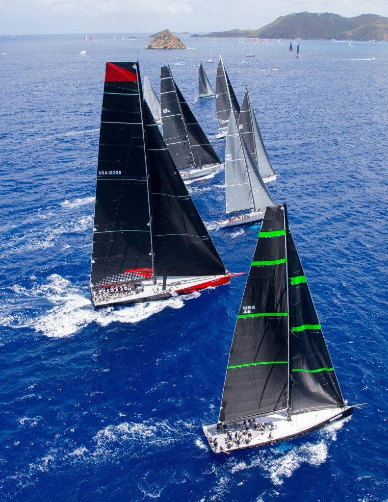 Part of the Les Voiles de St. Barth 2015 the fleet at St. Barth   (Photo © Jouany Christophe)
