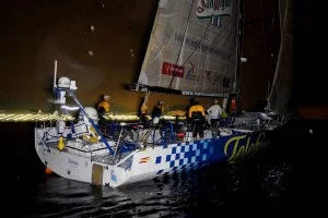 Telefonica Finish Leg 5 (Photo By Dave Kneale/Volvo Ocean Race)