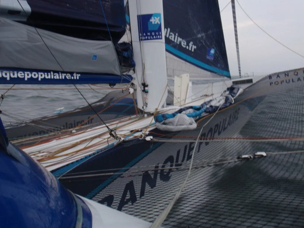 Banque Populaire V During Record Crossing (Photo by Team Banque Populaire V)