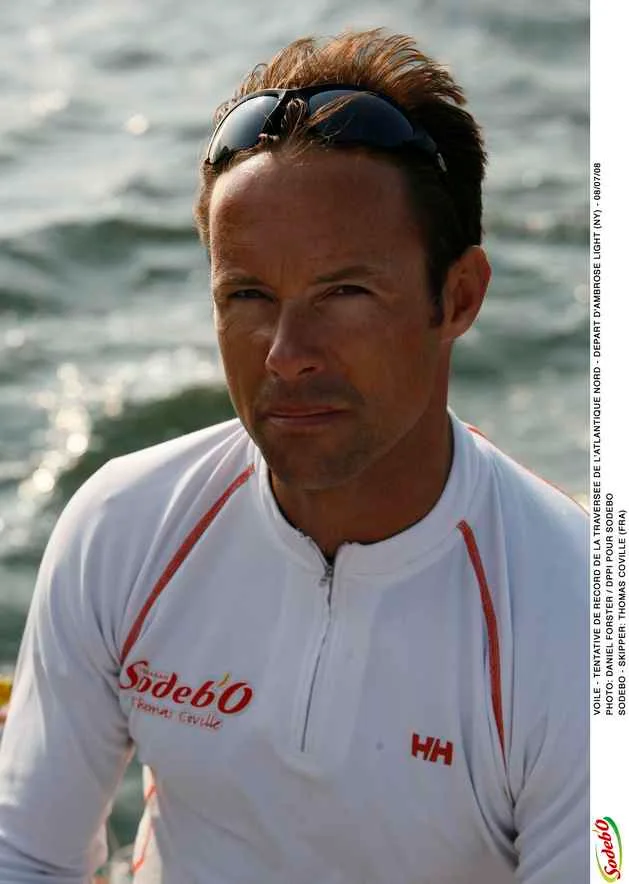 thomas-coville-skipper-de-sodebo Thomas Coille, Skipper of Sodebo Transatlantic Record (Photo by Daniel Forster / DPPI)