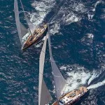 Yachts in St Barths (Photo courtesy of Laurent BENOIT / Les Voiles de Saint Barth )