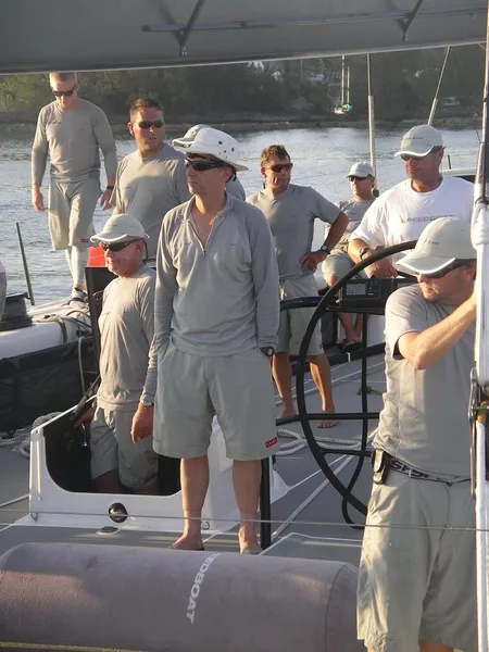 Stan Honey and Crew Of Speedboat  Arrive In Bermuda