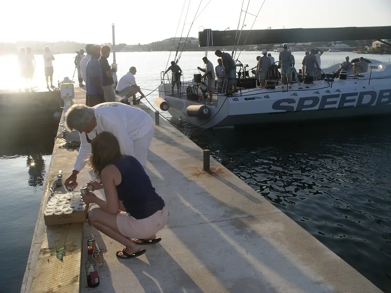 Dark n Stormys Being Prepared At The Dock