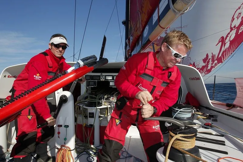 estrella-damm1 Alex Pella and Pepe Ribes (Photo courtesy of Estrella Damm / Barcelona World Race )