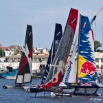 Extreme 40's at Extreme Sailing Series Boston 2011 (Photo by George Bekris)