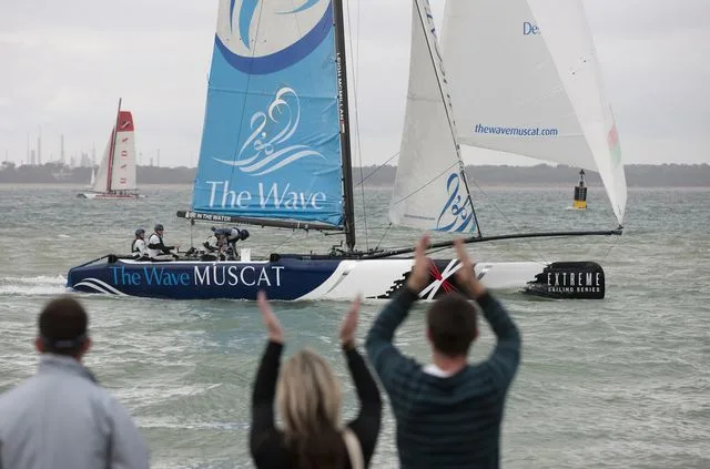 Muscat The Wave In Front of Spectators (Photo by Lloyd Images)