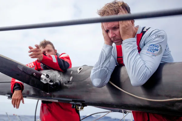 PUMA Ocean Racing powered by BERG, suffered a broken mast on the first leg (Photo by Amory Ross/PUMA Ocean Racing/Volvo Ocean Race)