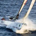 WILD OATS XI, Sail No: 10001, Owner: Bob Oatley Leads Into Bass Strait (Photo by Rolex /Daniel Forster)