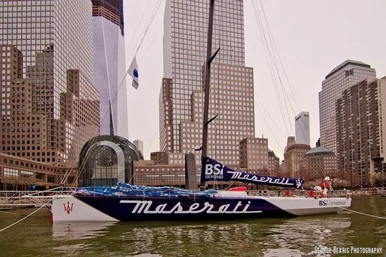 Maserati at North Cove, NYC (Photo by George Bekris)