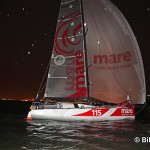Leg 1 Winner Mare finishes in New York Harbor (Photo by Billy Black/Atlantic Cup)