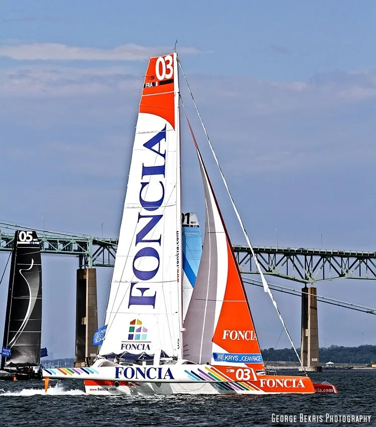Foncia and Spindrift at Prologue Start by George Bekris Foncia and Spindrift at Prologue Start (Photo by George Bekris)