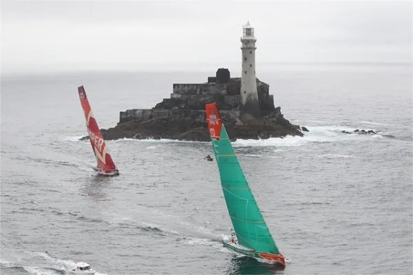 Groupama leading CAMPER off Ireland by Ian Roman Groupama leading CAMPER off Ireland by Ian Roman /VOR