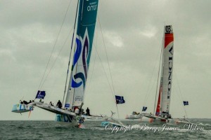 Oman Sail and Foncia MOD 70's (Photo by Barry James Wilson)