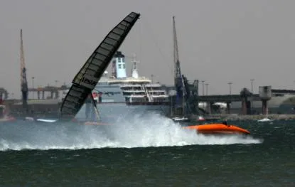 60 Plus run 2 (Photo courtesy of VESTAS Sailrocket 2)