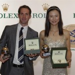 Ben Ainslie and Lijia Xu ISAF Rolex World Sailors of the Year by Kurt Arrigo