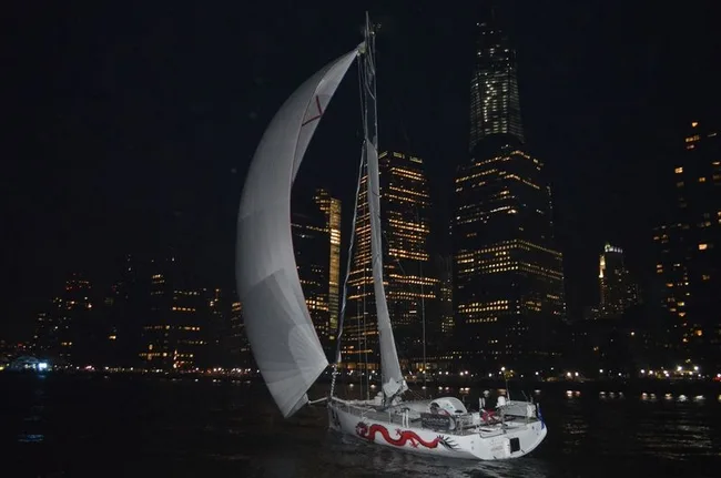 Dragon Headed for finish in NYC