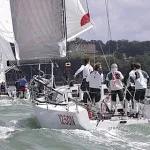 David Franks' Strait Dealer on the way to winning IRC Class 4 Day 1