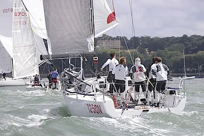 David Franks' Strait Dealer on the way to winning IRC Class 4 Day 1