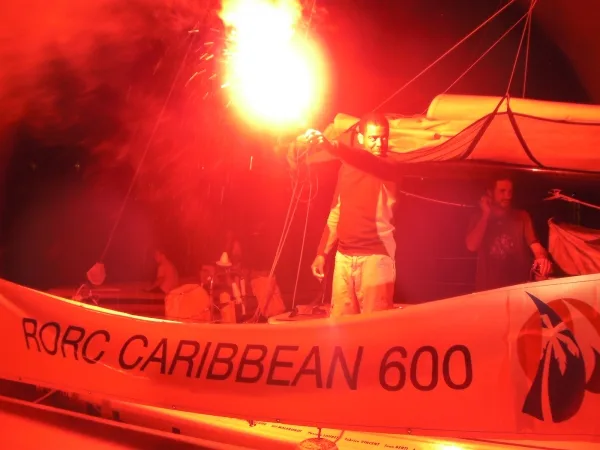 Willy Bissainte's Class40, Tradition Guadeloupe arrives in Antigua after the 2010 RORC Caribbean 600 race. Photo courtesy of: RORC/Caribbean 600 Willy Bissainte's Class40, Tradition Guadeloupe arrives in Antigua after the 2010 RORC Caribbean 600 race. Photo courtesy of: RORC/Caribbean 600