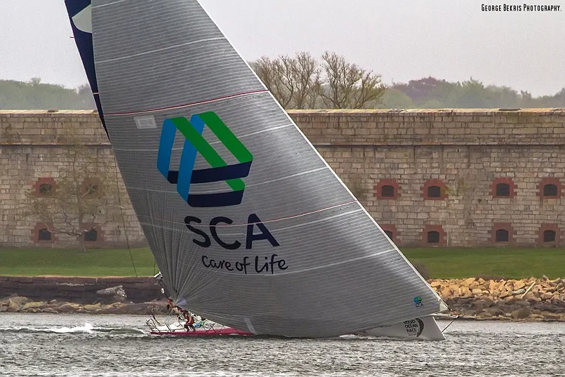 Team SCA in Newport before leaving for spain . (Photo by George Bekris)