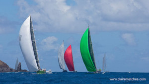 St. Barth's Bucket Fleet Day One ( Photo © Claire Matches www.clairematches.com )