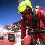 Into the Southern Ocean for Team Dongfeng (Photo by Ya​nn Riou/​ Dongfen​g Race T​eam)