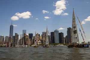 Clipper Race fleet leaves New York in 2013-14 edition (Photo courtesy of Clipper Round the World Race)