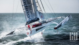 Lending Club 2 World Record in 2015 From Cowes UK toDinard, France (Photo by Mark Lloyd Images )