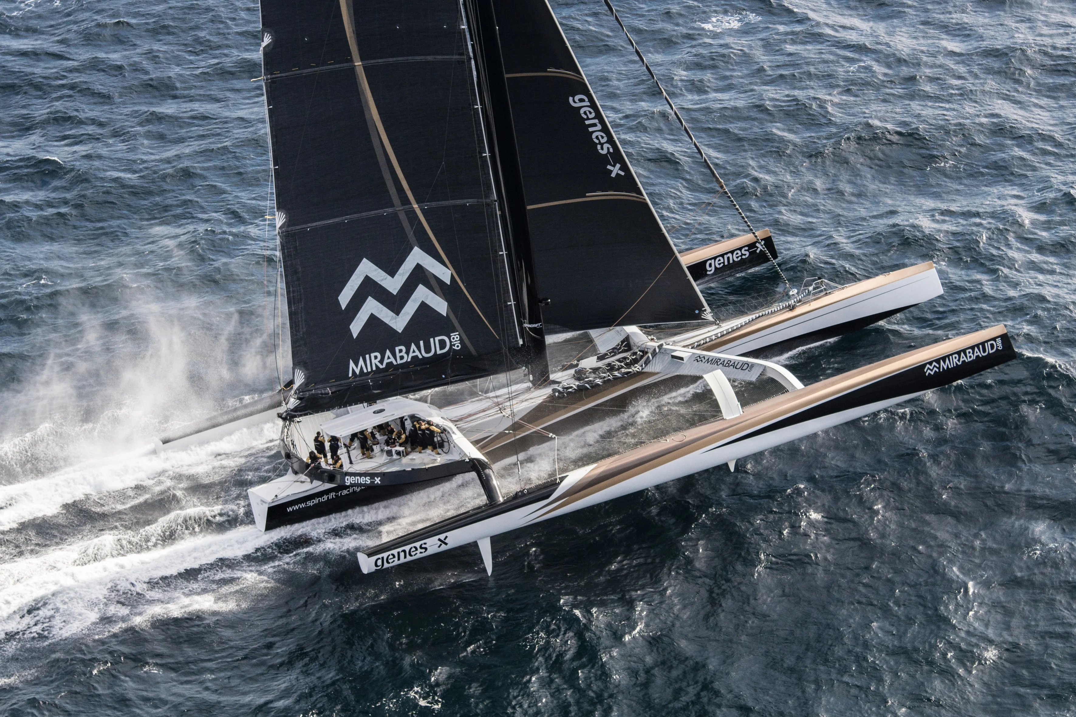 Maxi trimaran Spindrift 2 (Photo © Eloi Stichelbaut I Spindrift racing)