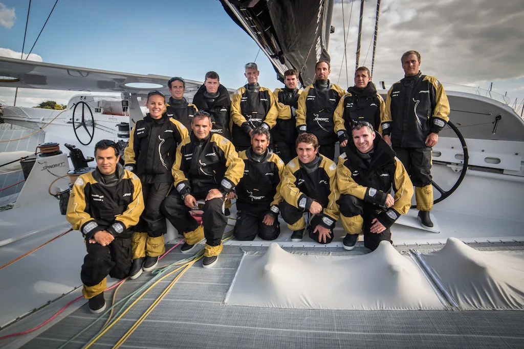 Spindrift 2 Crew for Jules Verne Trophy attempt 