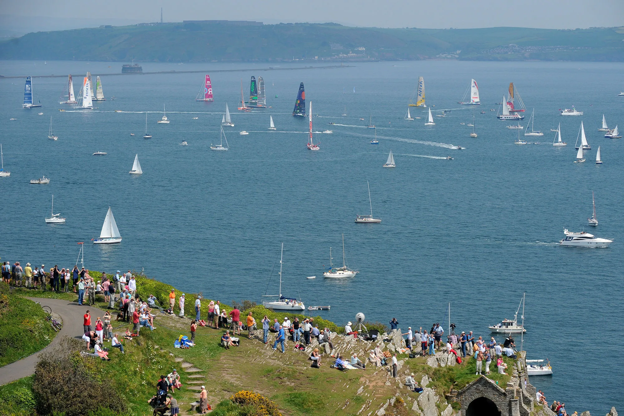 SAILING/TRANSATLANTIC RACE/THE ARTEMIS TRANSAT/PRE START