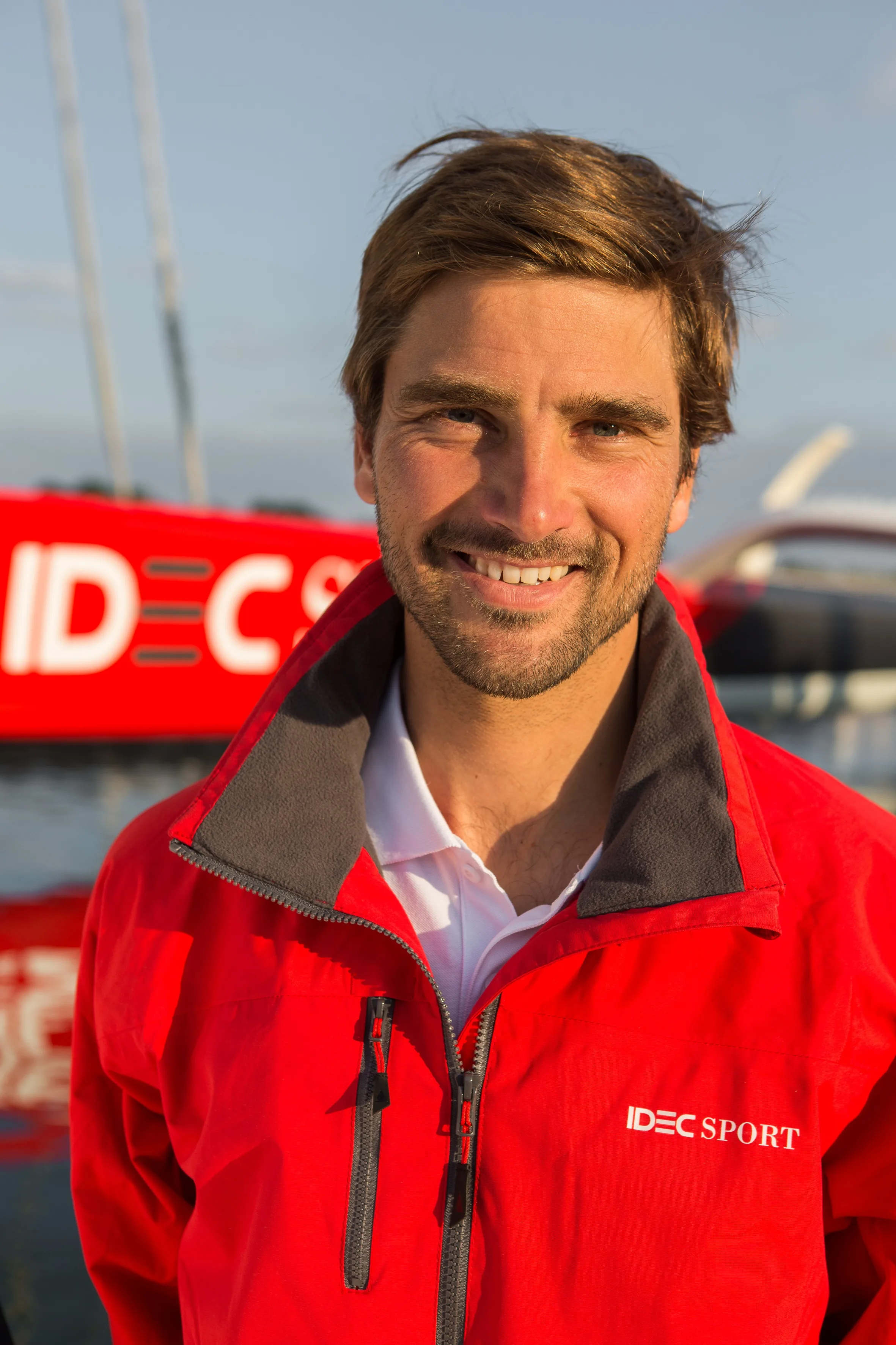 xxxx portrait, crew member of IDEC Sport Maxi Trimaran, skipper Francis Joyon, prior to their circumnavigation record attempt, in La Trinite sur Mer, France, on october 13, 2015 - Photo Jean Marie Liot / DPPI / IDEC