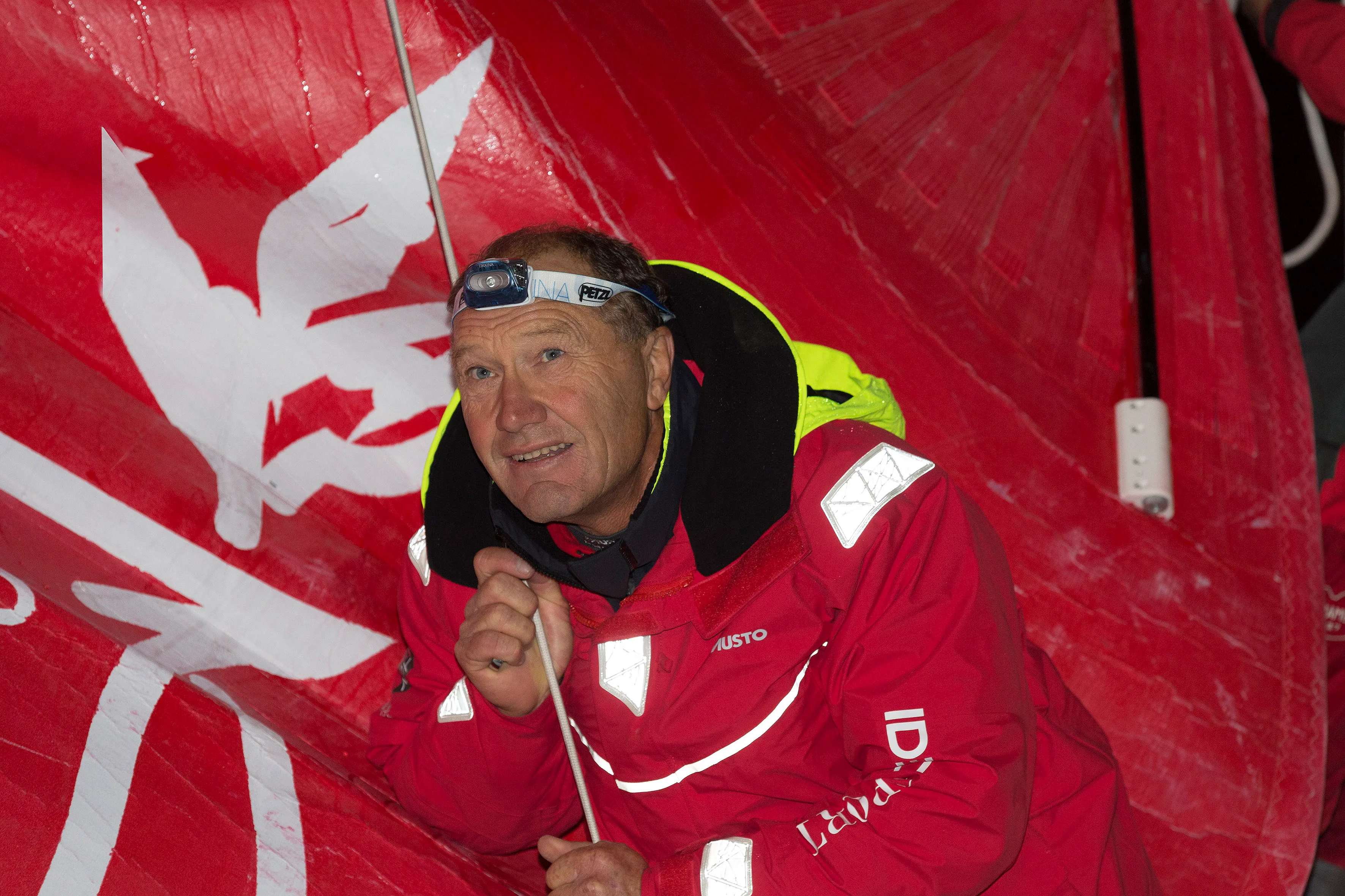 Maxi Trimaran IDEC SPORT, Skipper Francis Joyon and his crew, prior to their Jules Verne Trophy record attempt, crew circumnavigation, in Brest on November 20, 2016 - Photo Jean-Marie Liot / DPPI