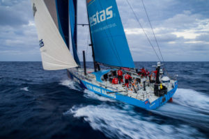 eg 4, Melbourne to Hong Kong, day 17, easy sailing on board Vestas 11th Hour nearing Luzon and the Philippines. Photo by Amory Ross/Volvo Ocean Race. 18 January, 2018.