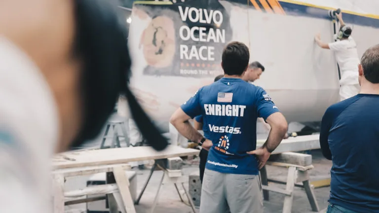 Enright Vestas 11th Hour Racing (Photo by Atila Madrona/ Vestas 11th Hour Racing )