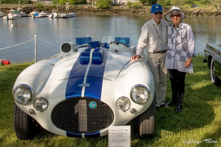 Larry and Jan Pfitzenmaier brought their Cunningham C-4R