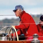 Ted Turner on Amercan Eagle by George Bekris