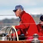 Ted Turner on Amercan Eagle by George Bekris